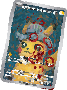 van Gogh Pikachu blood